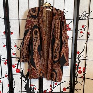 Vintage Putumayo Paisley Long Jacket
